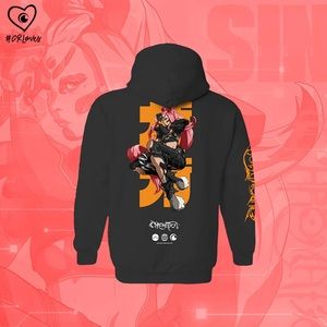 Lady Gaga Chromatica X Crunchy Roll Hoodie Xl